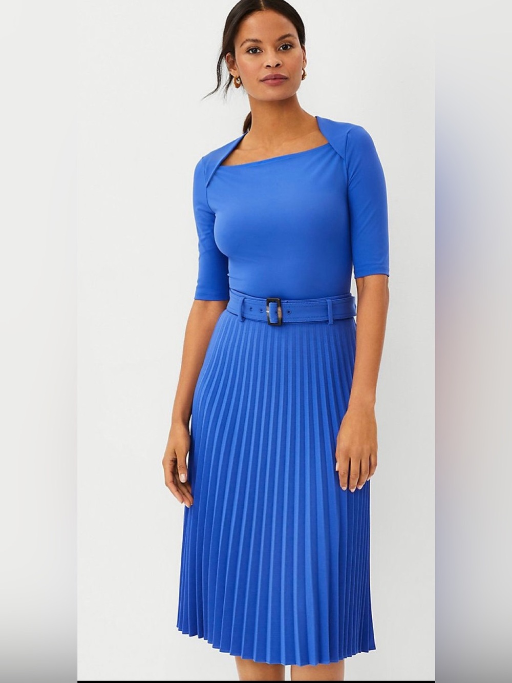 Ann Taylor Refined Envelope Neck Top (Matching skirt in separate listing)
